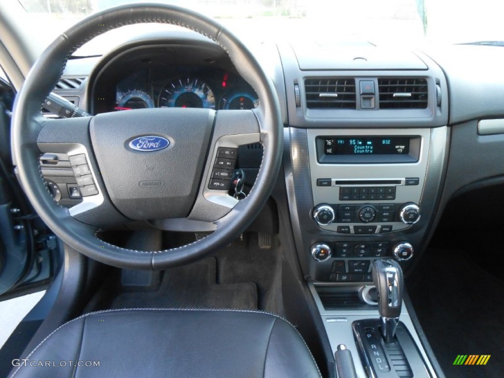 2011 Fusion SEL - Steel Blue Metallic / Charcoal Black photo #38