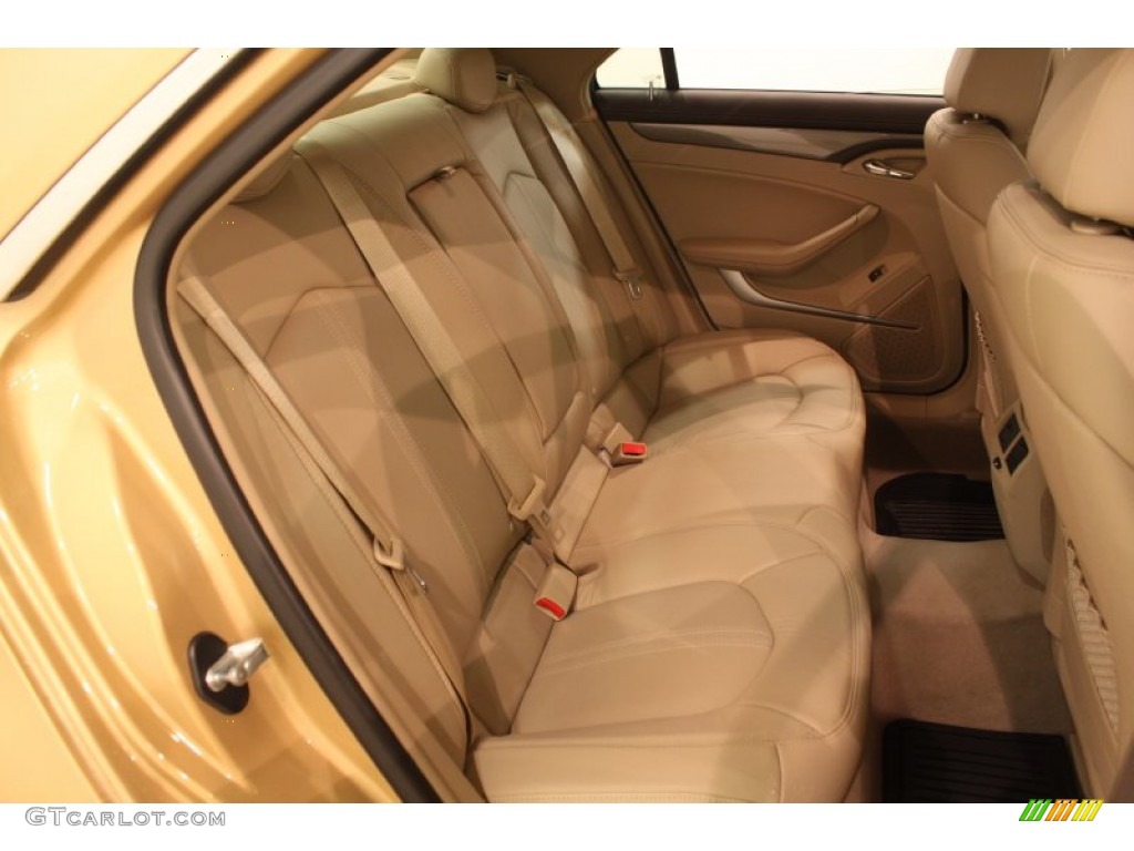 2013 CTS 4 3.0 AWD Sedan - Summer Gold Metallic / Cashmere/Cocoa photo #15