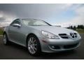 2005 Diamond Silver Metallic Mercedes-Benz SLK 350 Roadster  photo #7