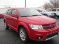 Bright Red 2013 Dodge Journey R/T AWD
