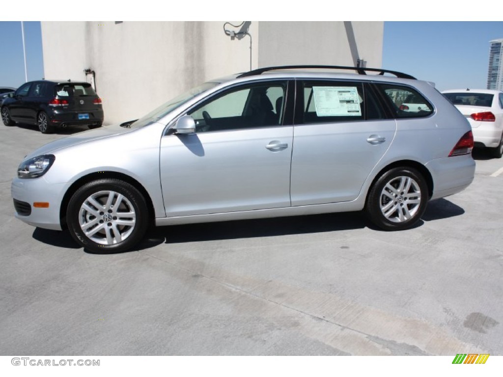 Reflex Silver Metallic 2013 Volkswagen Jetta TDI SportWagen Exterior Photo #78229701