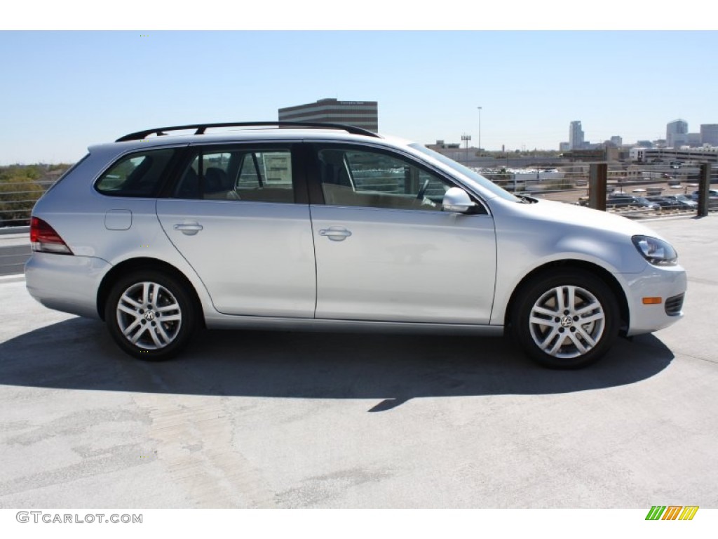 Reflex Silver Metallic 2013 Volkswagen Jetta TDI SportWagen Exterior Photo #78229789