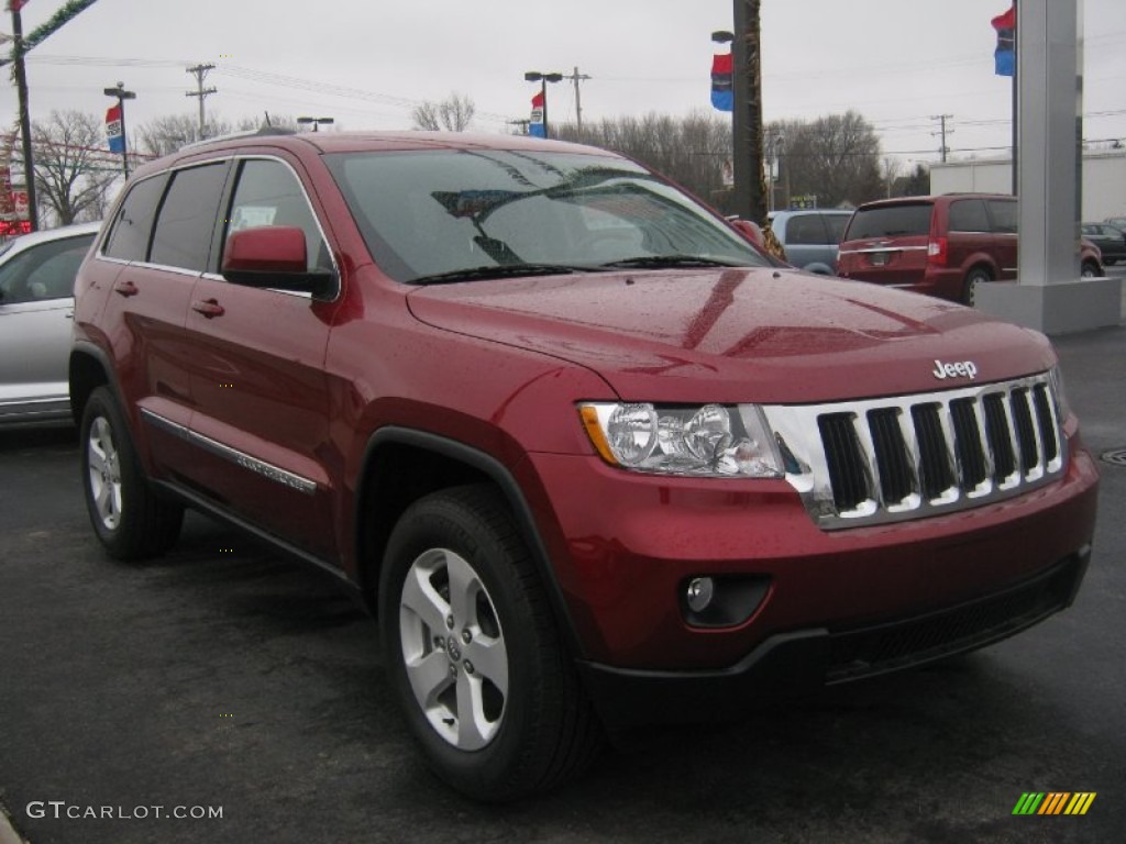2013 Grand Cherokee Laredo X Package 4x4 - Deep Cherry Red Crystal Pearl / Dark Graystone/Medium Graystone photo #1