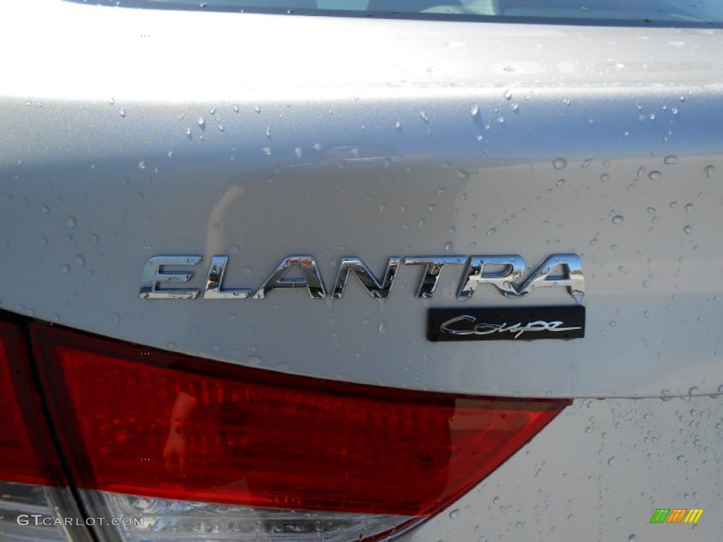 2013 Elantra Coupe GS - Shimmering Air Silver / Gray photo #6