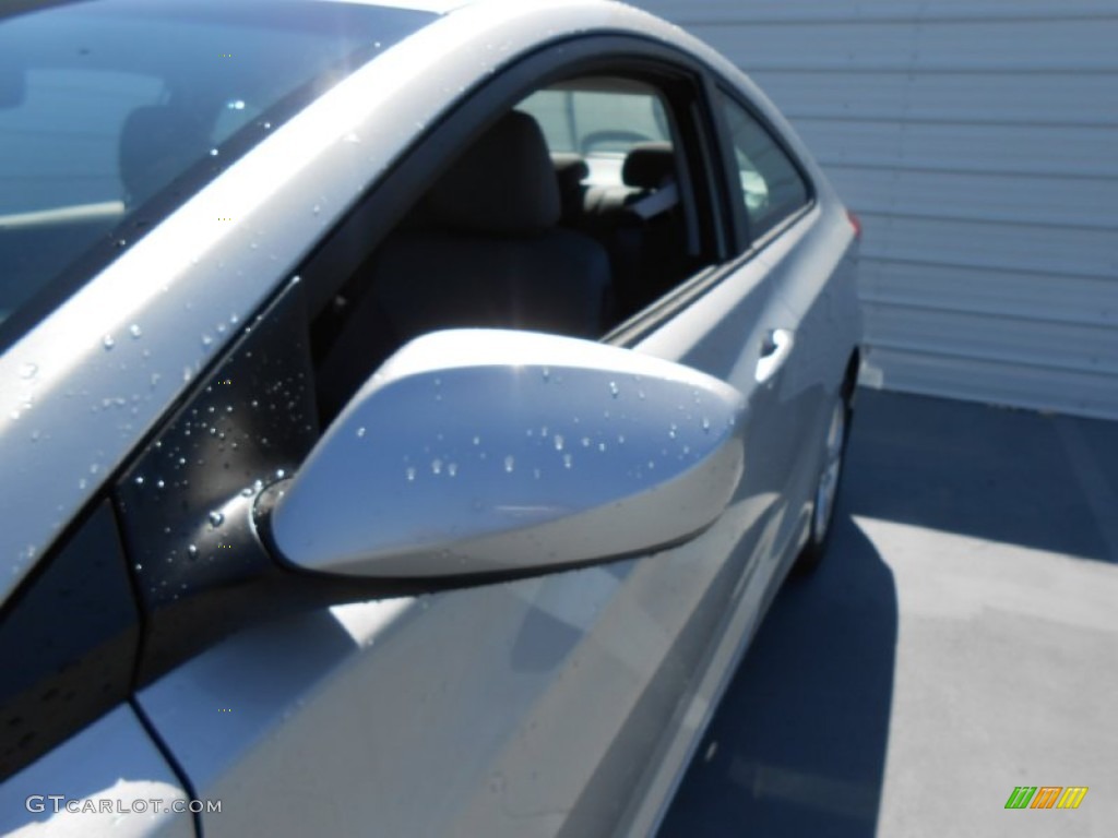 2013 Elantra Coupe GS - Shimmering Air Silver / Gray photo #13