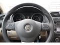 2013 Volkswagen Jetta Cornsilk Beige Interior Steering Wheel Photo
