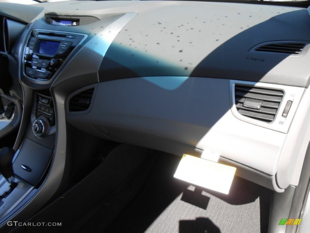 2013 Elantra Coupe GS - Shimmering Air Silver / Gray photo #17