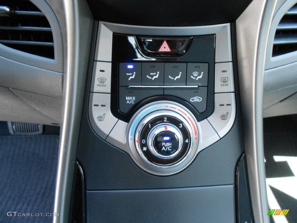2013 Elantra Coupe GS - Shimmering Air Silver / Gray photo #26