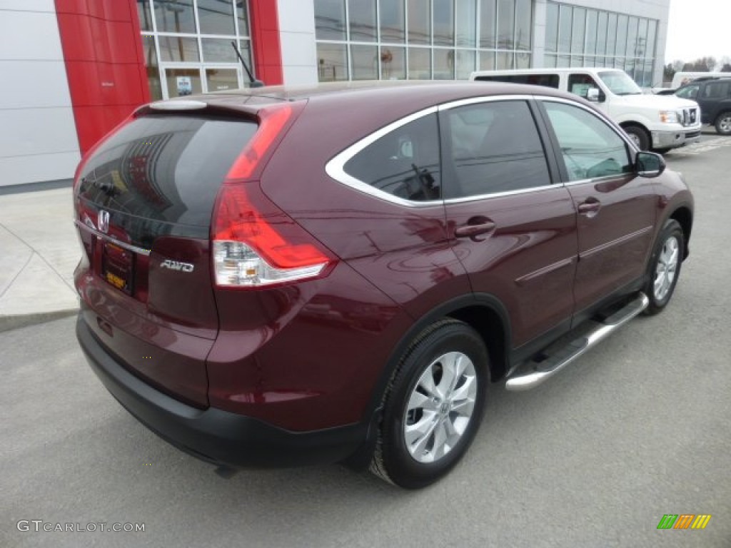 2012 CR-V EX 4WD - Basque Red Pearl II / Gray photo #11