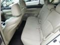 Rear Seat of 2011 Outback 2.5i Premium Wagon
