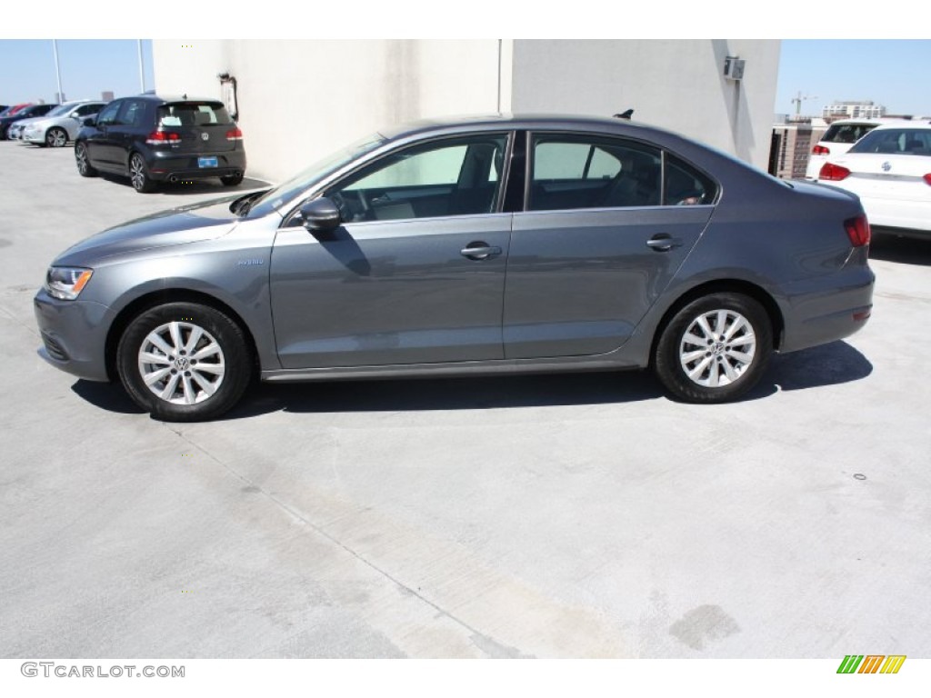 Platinum Gray Metallic 2013 Volkswagen Jetta Hybrid SE Exterior Photo #78232315