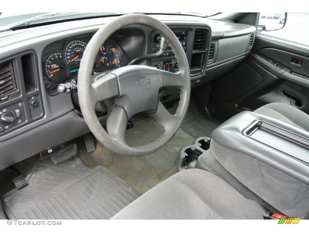 Dark Charcoal Interior 2007 Chevrolet Silverado 1500 Classic LS Crew Cab Photo #78233281