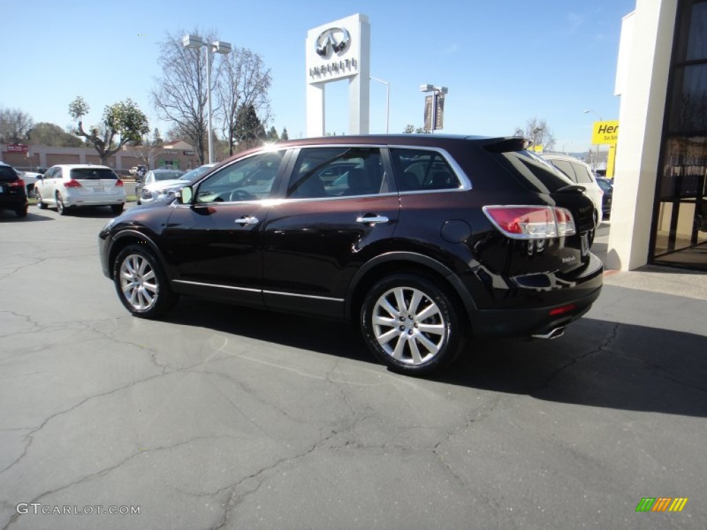 2008 CX-9 Grand Touring - Sparkling Black Mica / Sand photo #4