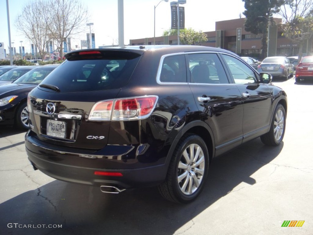 2008 CX-9 Grand Touring - Sparkling Black Mica / Sand photo #5