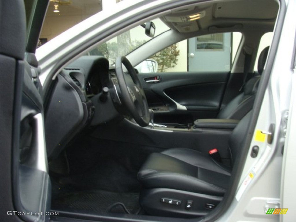Black Interior 2012 Lexus IS 250 AWD Photo #78234016