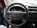 Charcoal Black 2011 Ford Escape Limited 4WD Steering Wheel