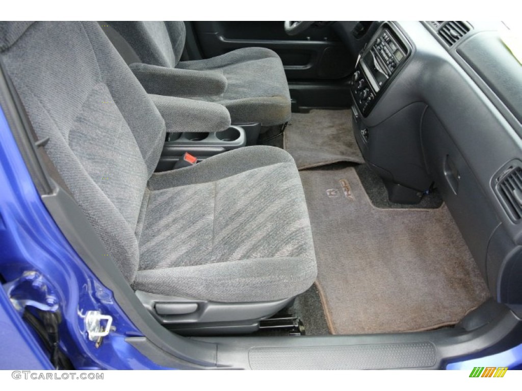 2001 CR-V LX - Electron Blue Metallic / Dark Gray photo #17
