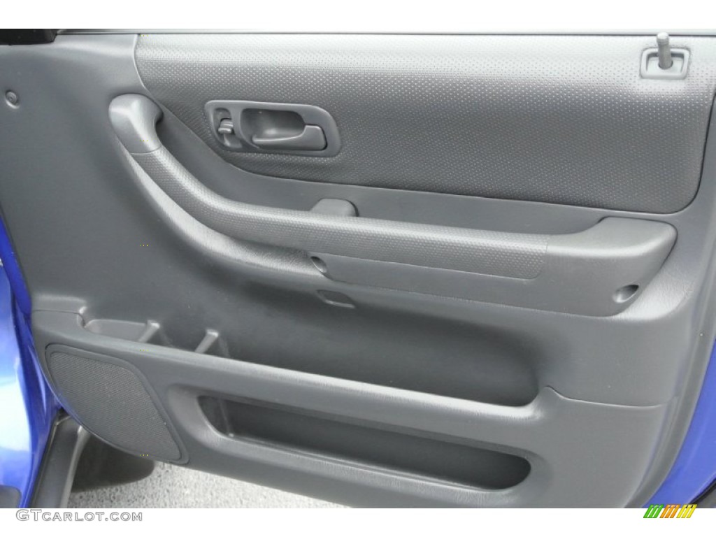 2001 CR-V LX - Electron Blue Metallic / Dark Gray photo #18