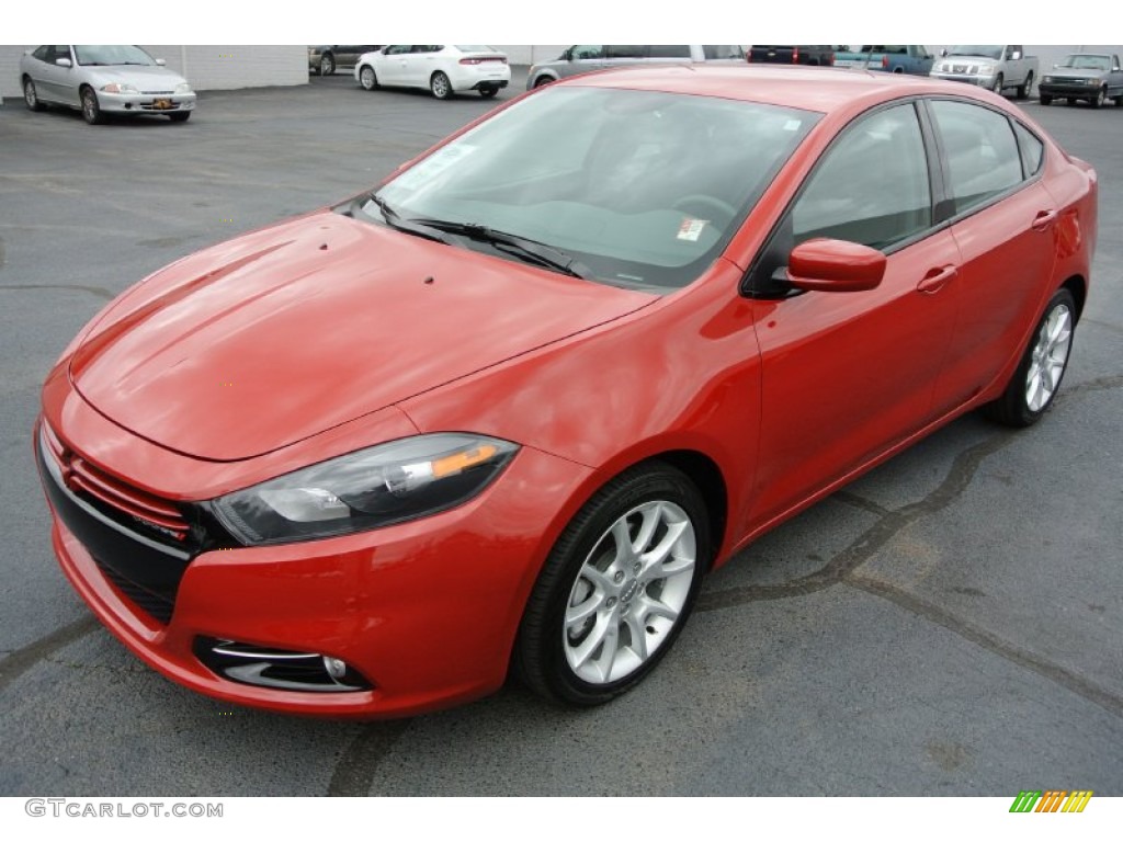 Redline 2-Coat Pearl 2013 Dodge Dart Rallye Exterior Photo #78234379