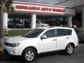 Diamond White Pearl 2007 Mitsubishi Outlander LS