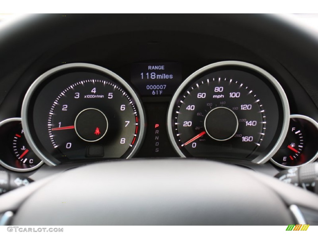 2013 Acura TL SH-AWD Technology Gauges Photos