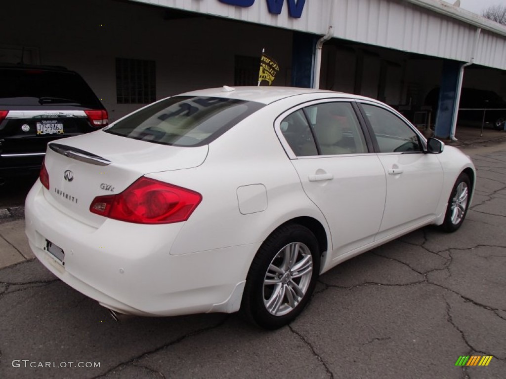 Moonlight White 2010 Infiniti G 37 x AWD Sedan Exterior Photo #78235995