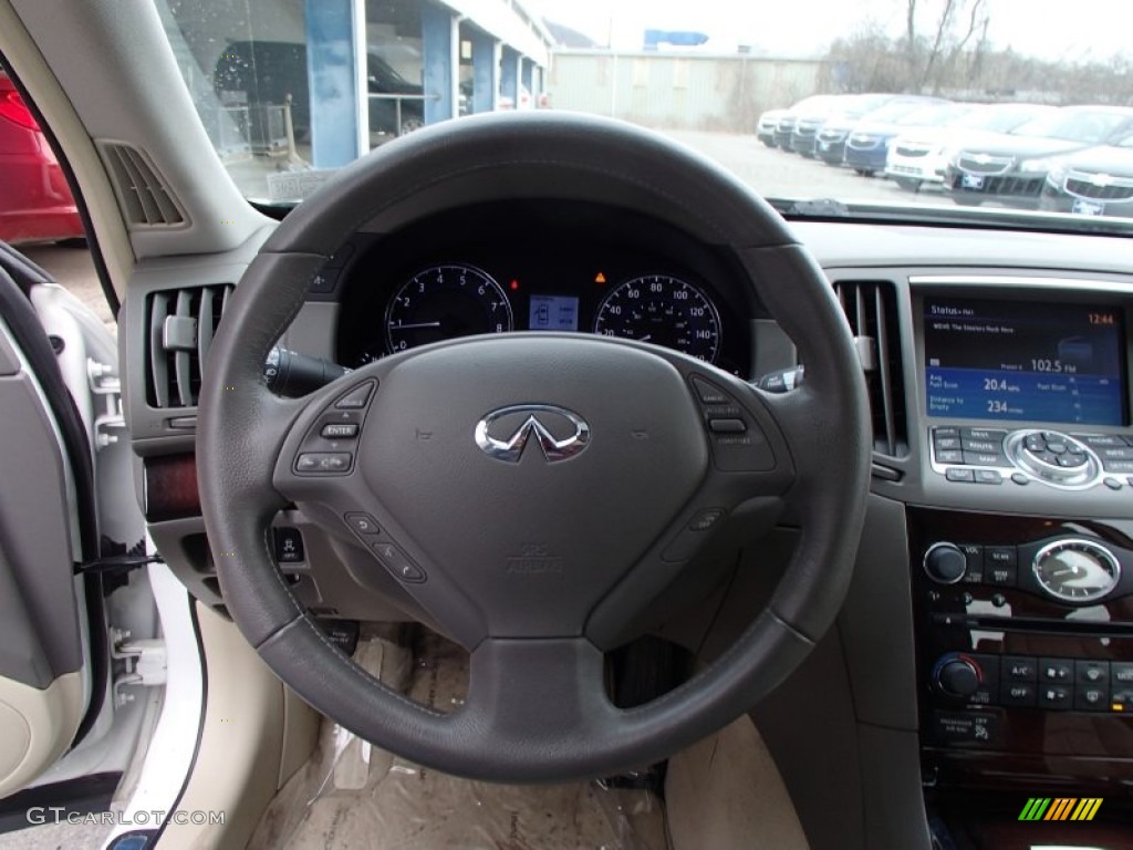 2010 Infiniti G 37 x AWD Sedan Steering Wheel Photos
