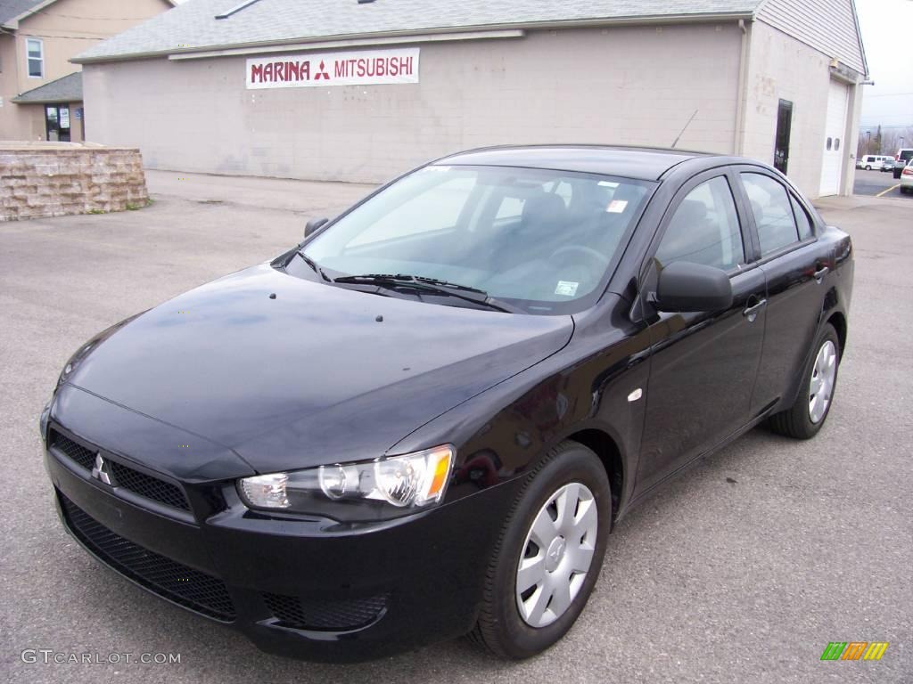 Black Mitsubishi Lancer