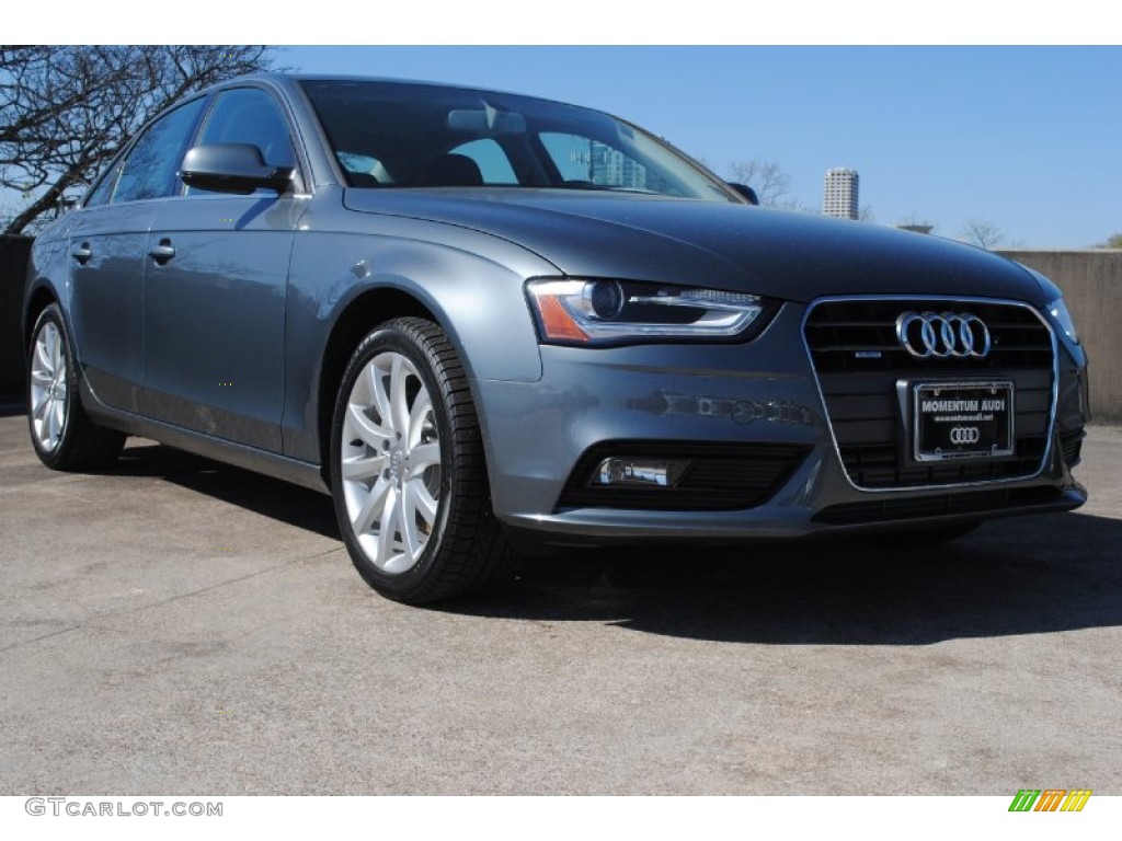 2013 A4 2.0T quattro Sedan - Monsoon Gray Metallic / Black photo #1