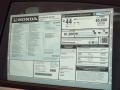 2013 Honda Civic Hybrid Sedan Window Sticker