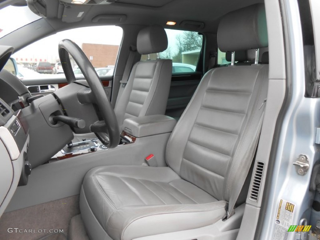 Kristal Gray Interior 2004 Volkswagen Touareg V6 Photo #78237630
