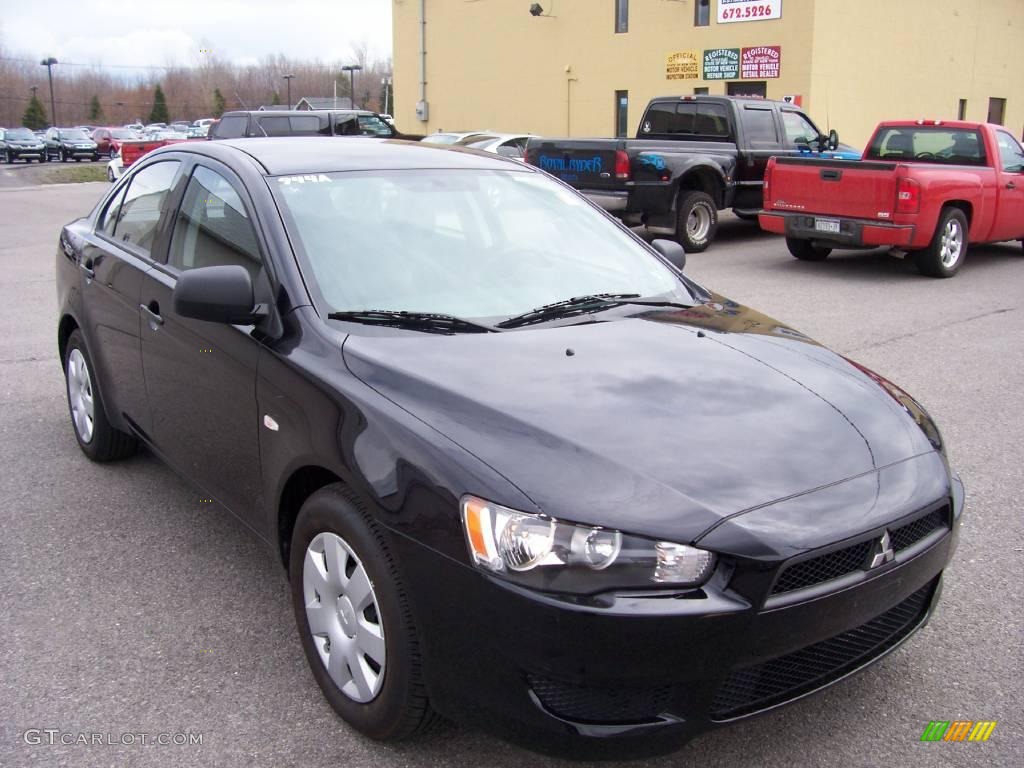 2008 Lancer DE - Black / Black photo #13