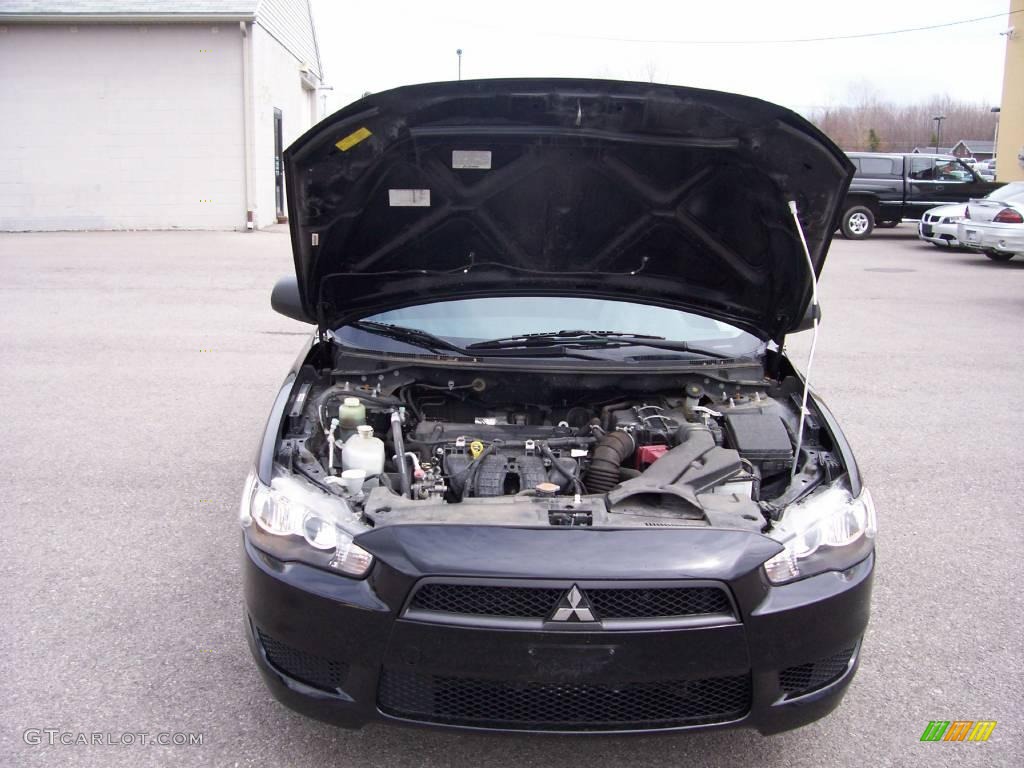 2008 Lancer DE - Black / Black photo #15