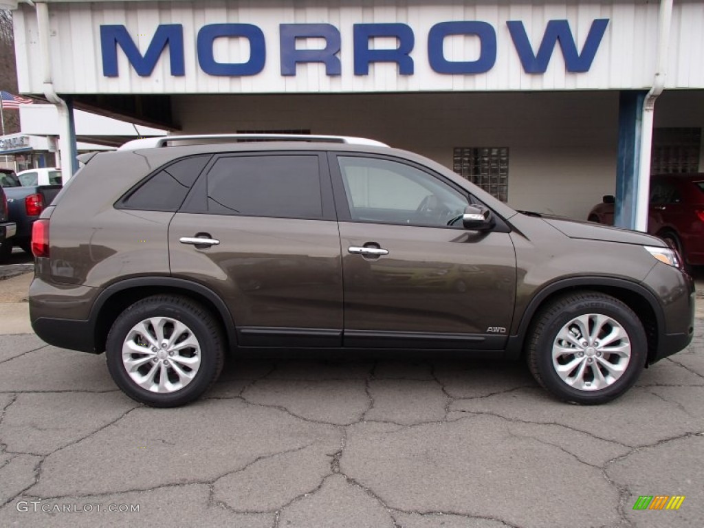 2014 Sorento EX V6 AWD - Metal Bronze / Black photo #1