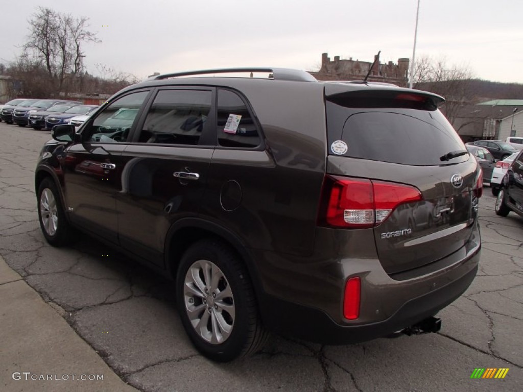 2014 Sorento EX V6 AWD - Metal Bronze / Black photo #6