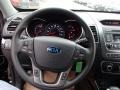Black 2014 Kia Sorento LX AWD Steering Wheel