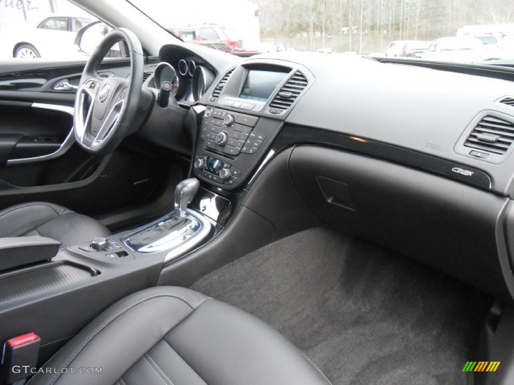 2012 Buick Regal GS Ebony Dashboard Photo #78238711