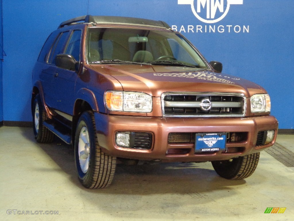 2003 Pathfinder SE 4x4 - Burnt Copper Metallic / Charcoal photo #1