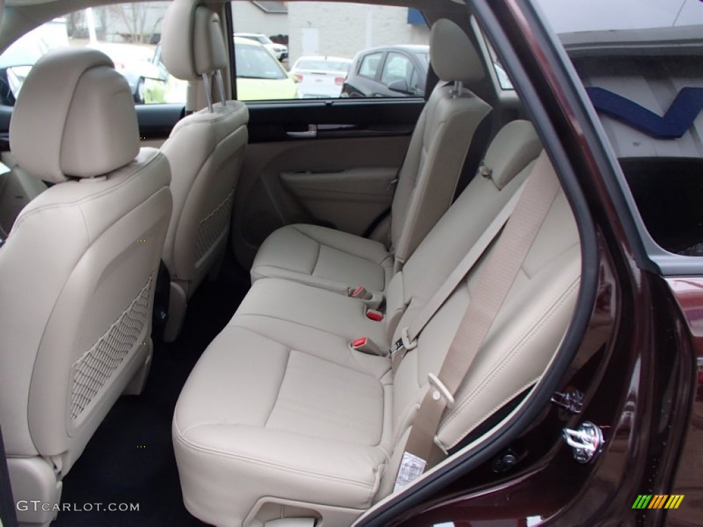 Beige Interior 2014 Kia Sorento EX V6 AWD Photo #78238981