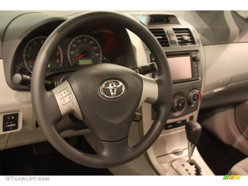 2013 Toyota Corolla LE Ash Steering Wheel Photo #78239113