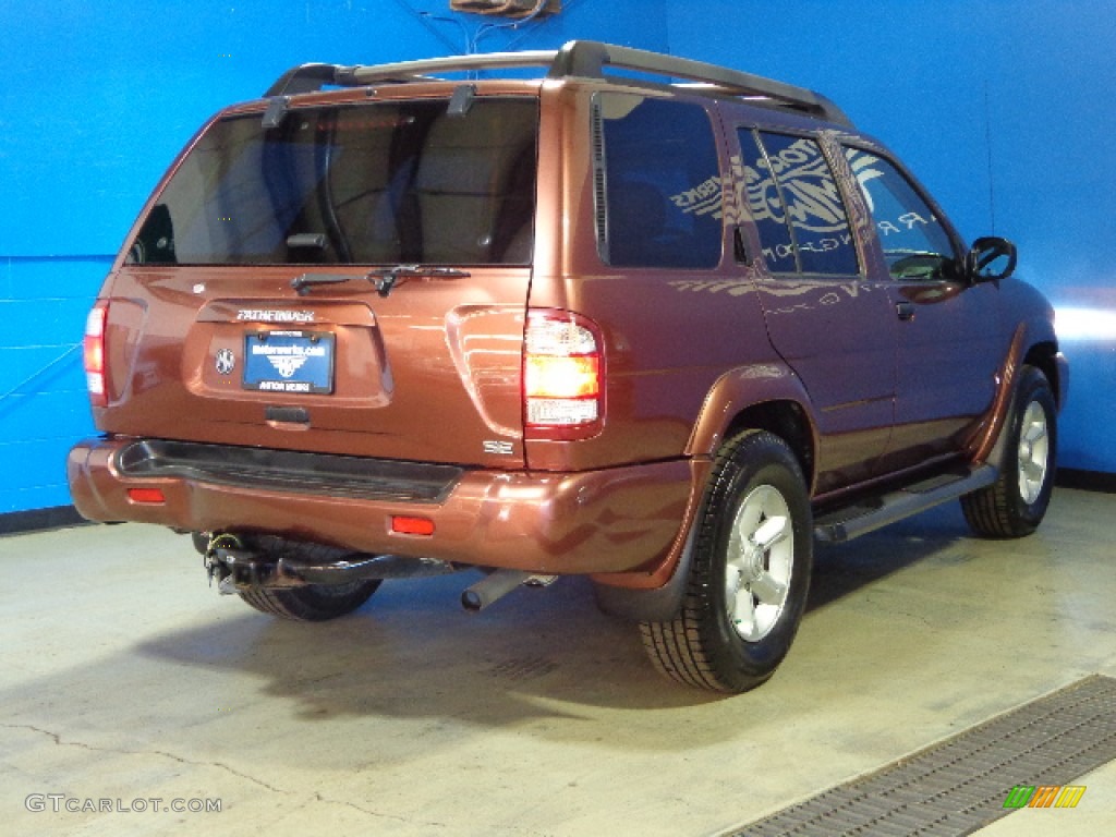2003 Pathfinder SE 4x4 - Burnt Copper Metallic / Charcoal photo #7