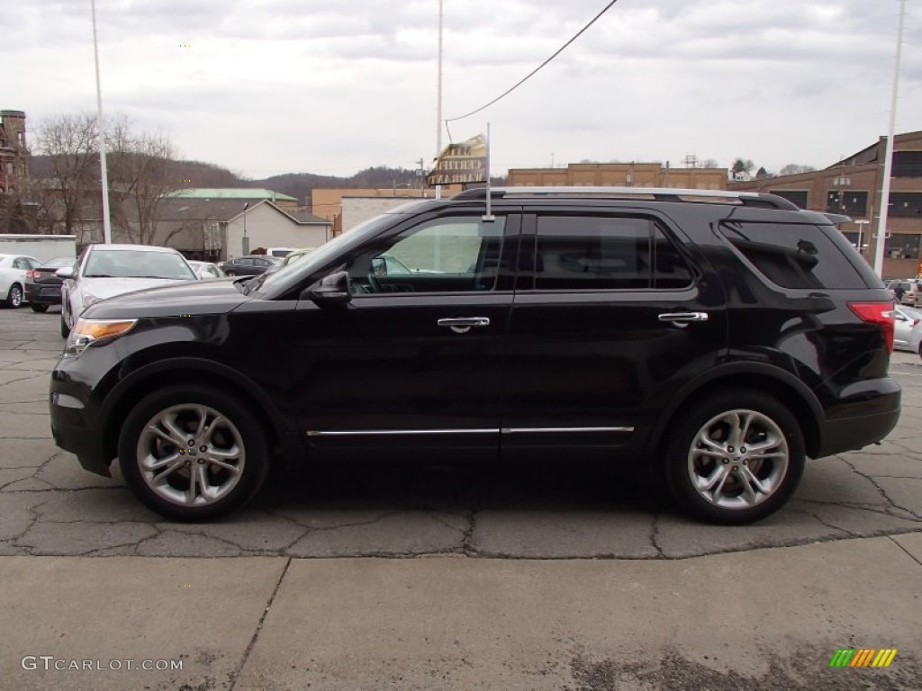 2013 Explorer Limited 4WD - Tuxedo Black Metallic / Charcoal Black photo #5