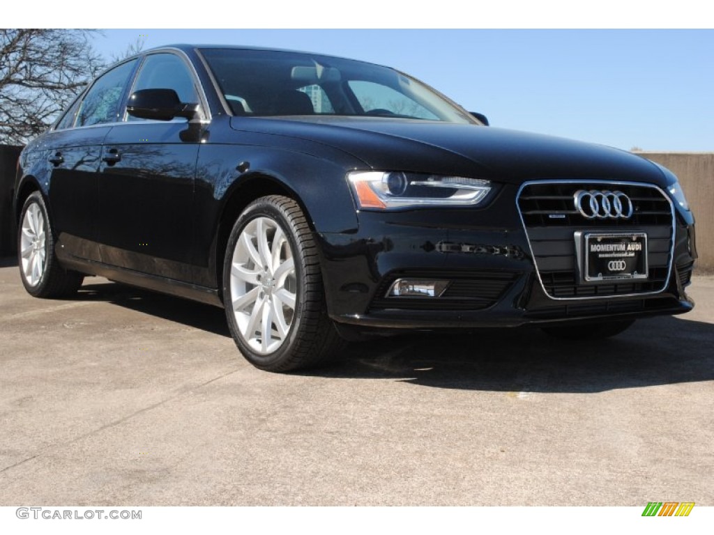 2013 A4 2.0T quattro Sedan - Brilliant Black / Black photo #1