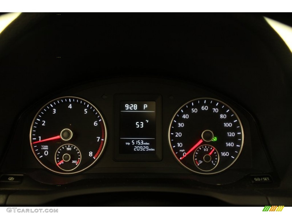 2010 Volkswagen Jetta SE Sedan Gauges Photo #78240586
