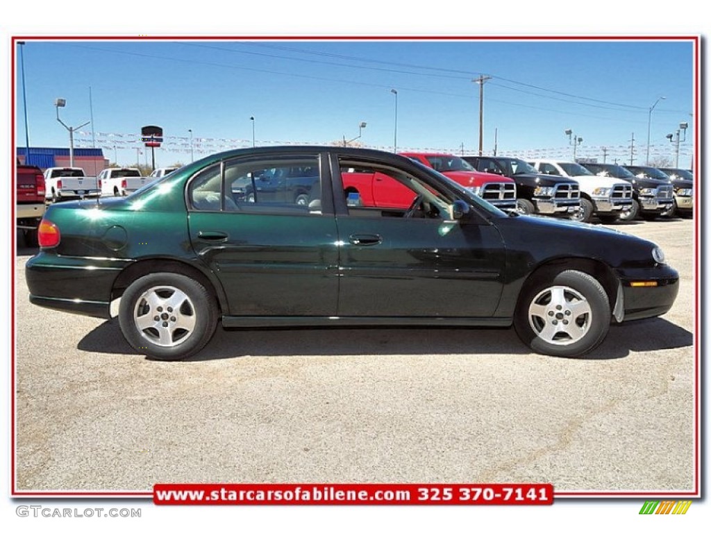 2003 Malibu LS Sedan - Medium Forest Green Metallic / Neutral Beige photo #6