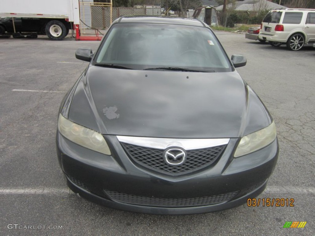 2005 MAZDA6 i Sport Sedan - Steel Gray Metallic / Gray photo #1