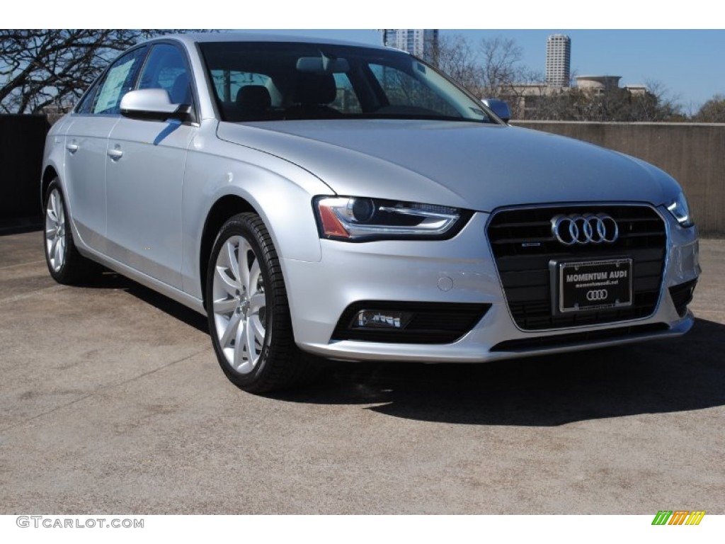 2013 A4 2.0T quattro Sedan - Ice Silver Metallic / Black photo #1