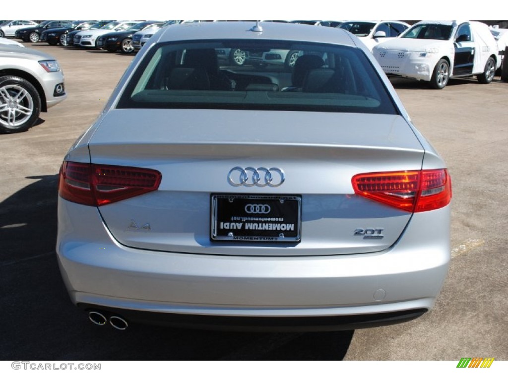 2013 A4 2.0T quattro Sedan - Ice Silver Metallic / Black photo #5