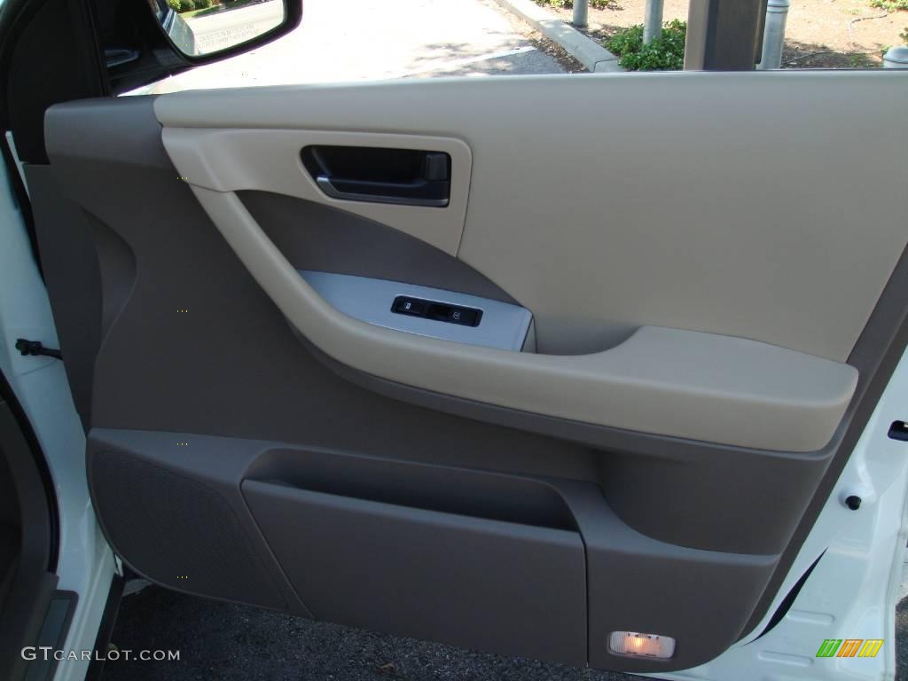 2004 Murano SL AWD - Glacier Pearl White / Cafe Latte photo #25