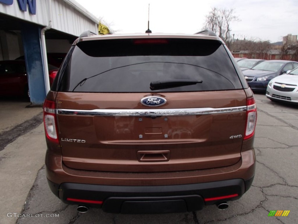 2011 Explorer Limited 4WD - Golden Bronze Metallic / Pecan/Charcoal photo #7